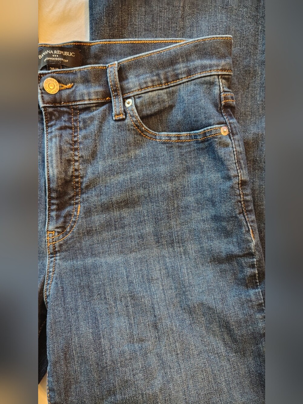 Banana Republic Hi-Rise Bootcut Cropped Women's Jeans Size 29/8 - Picture 2 of 9